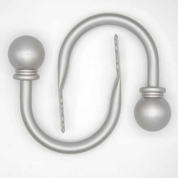 Mainstays Nickel Ball Curtain Rod Holdbacks (2 Count)