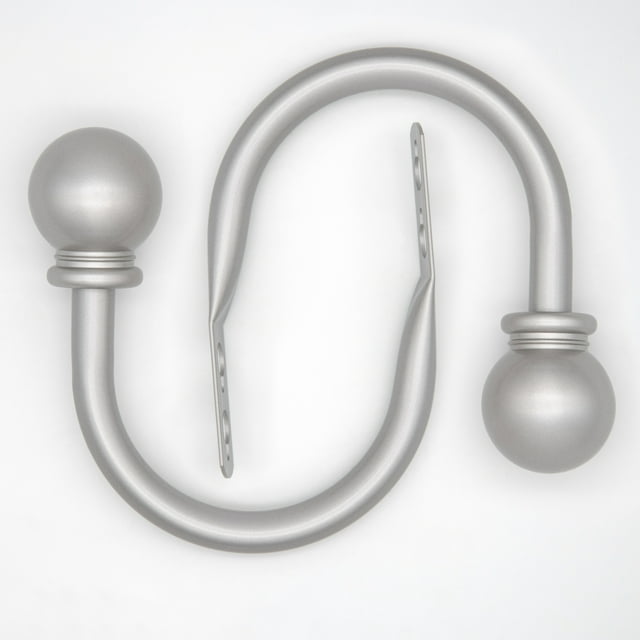 Mainstays Nickel Ball Curtain Rod Holdbacks (2 Count)