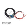 thumbnail image 3 of Unique Bargains Haut-Parleur Magnétique Micro Interne 2W 8 Ohms Diamètre 28mm avec Fil 2 Pcs, 3 of 3