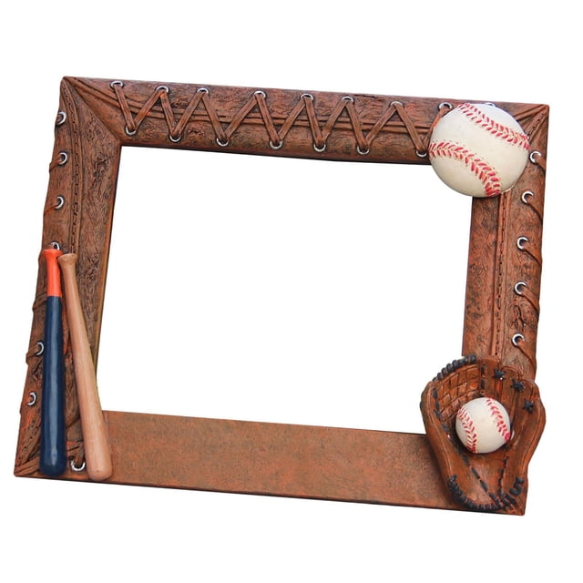 Flynix Baseball Photo Frame Creative Portable Tabletop Decor 3D Resin Picture Frame Style A