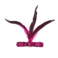 thumbnail image 4 of Unique Bargains 1 Pc Headband Feather Sequins Hairband for Women Rose Red, 4 of 5