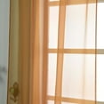 thumbnail image 6 of Efavormart 2 Panels Gold Sheer Organza Window Drapery with Rod Pocket Window Treatment Curtain Panels - 52"x 108", 6 of 11