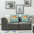 thumbnail image 2 of Hello Welcome Autumn Fall Cute Fox Animal Pillowcase King Pillow Cover Protector Pillow Sham Pillow Case with Zipper  for Long Throw Pillow, 2 of 7