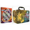 Pokemon Trading Card Game Ultra Beasts Buzzwole GX Premium Collection and Shining Legends Collectors Chest Tin Bundle, 1 of Each