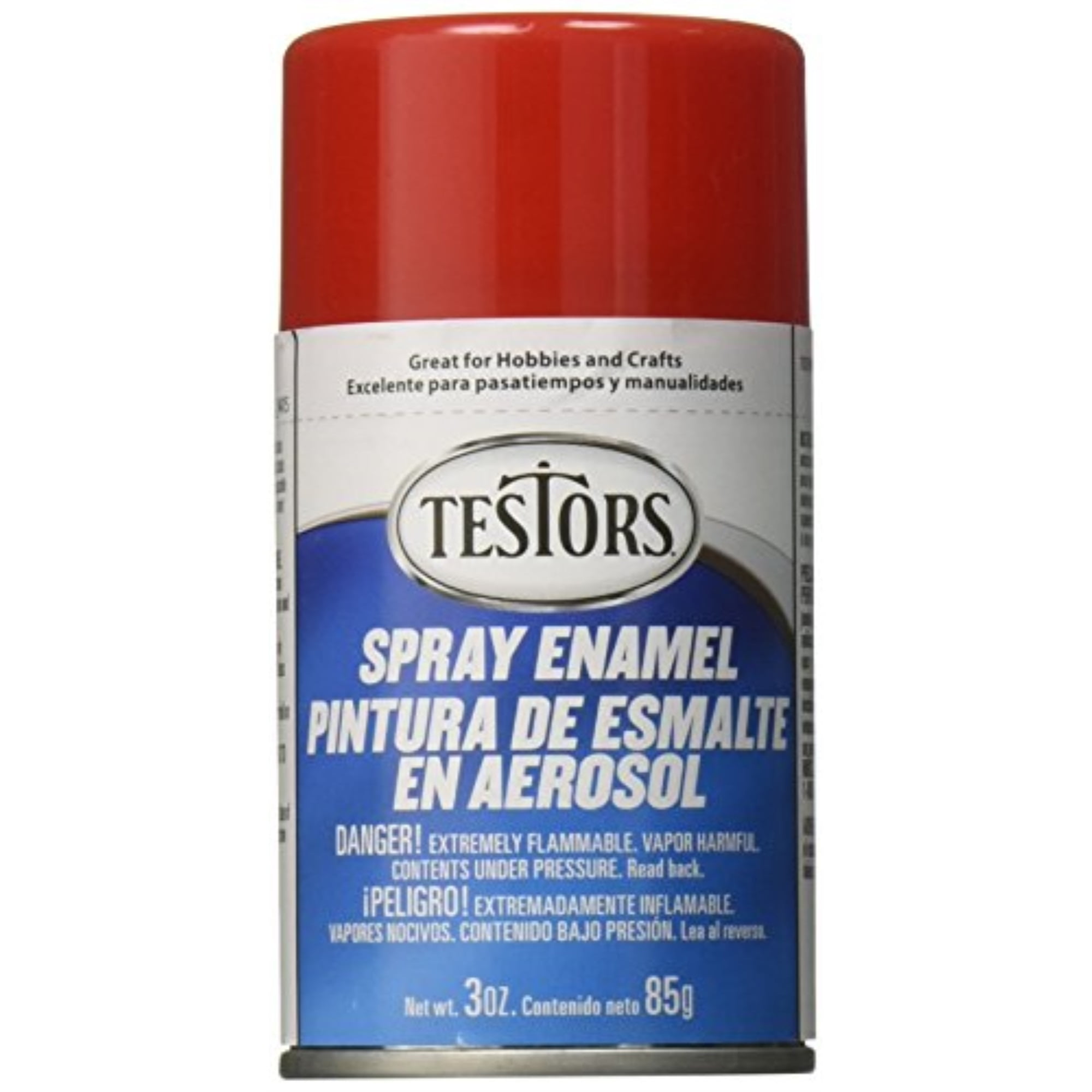 1014120 SPRAY PAINT RED GLOS 3OZ Testors Gloss Red Spray Paint 3 oz