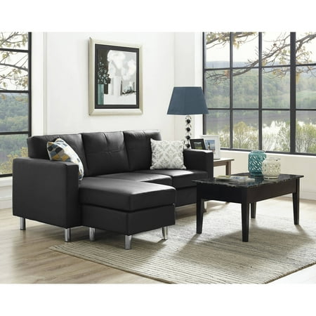 Dorel Living Small Spaces Configurable Sectional Sofa, Multiple