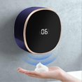 thumbnail image 4 of Wall Mount Liquid Soap Dispensers Automatic Foam LED Temperature Display Touchless Foam Machine Liquid Dispenser, 4 of 5