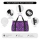 thumbnail image 4 of Disketp Purple Snowflakes Bolsa de Viaje Tipo Duffle, Bolso de Mano para Fin de Semana para Mujer, Bolsa de Gimnasio Ligera para Hombre, Esencial para Viajes, 4 of 7