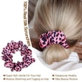 thumbnail image 2 of Winssy Natural Pure 100% Luxurious 22 Momme 6A Smooth-Super Soft Pure Real Mulberry Silk Scrunchies with Large Size Silk Hair Ties Elastic Band for Curly Hair, 2 of 7