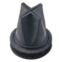 1-1/2 Dia, Elastomer, Black, Floor Drain, Trap Seal