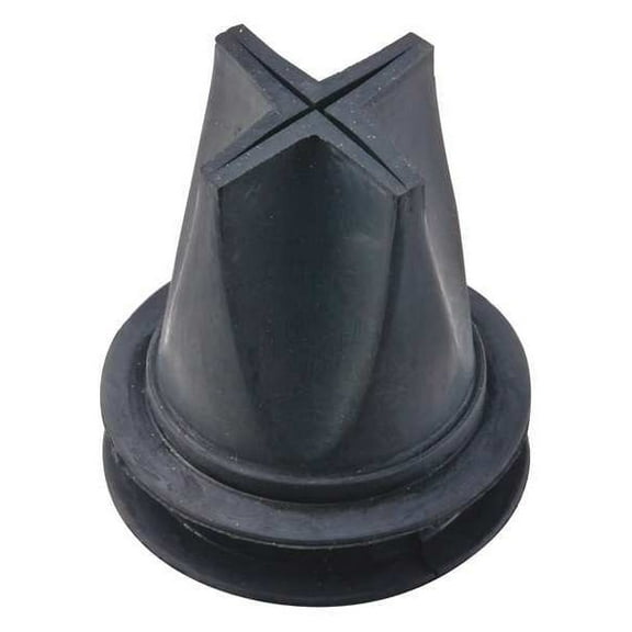 1-1/2 Dia, Elastomer, Black, Floor Drain, Trap Seal
