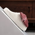 thumbnail image 6 of Willtoo Bow Plush Slippers for Women - Memory Foam Non-Slip Rubber Sole Cozy Winter Fuzzy Indoor House Shoes, 6 of 8