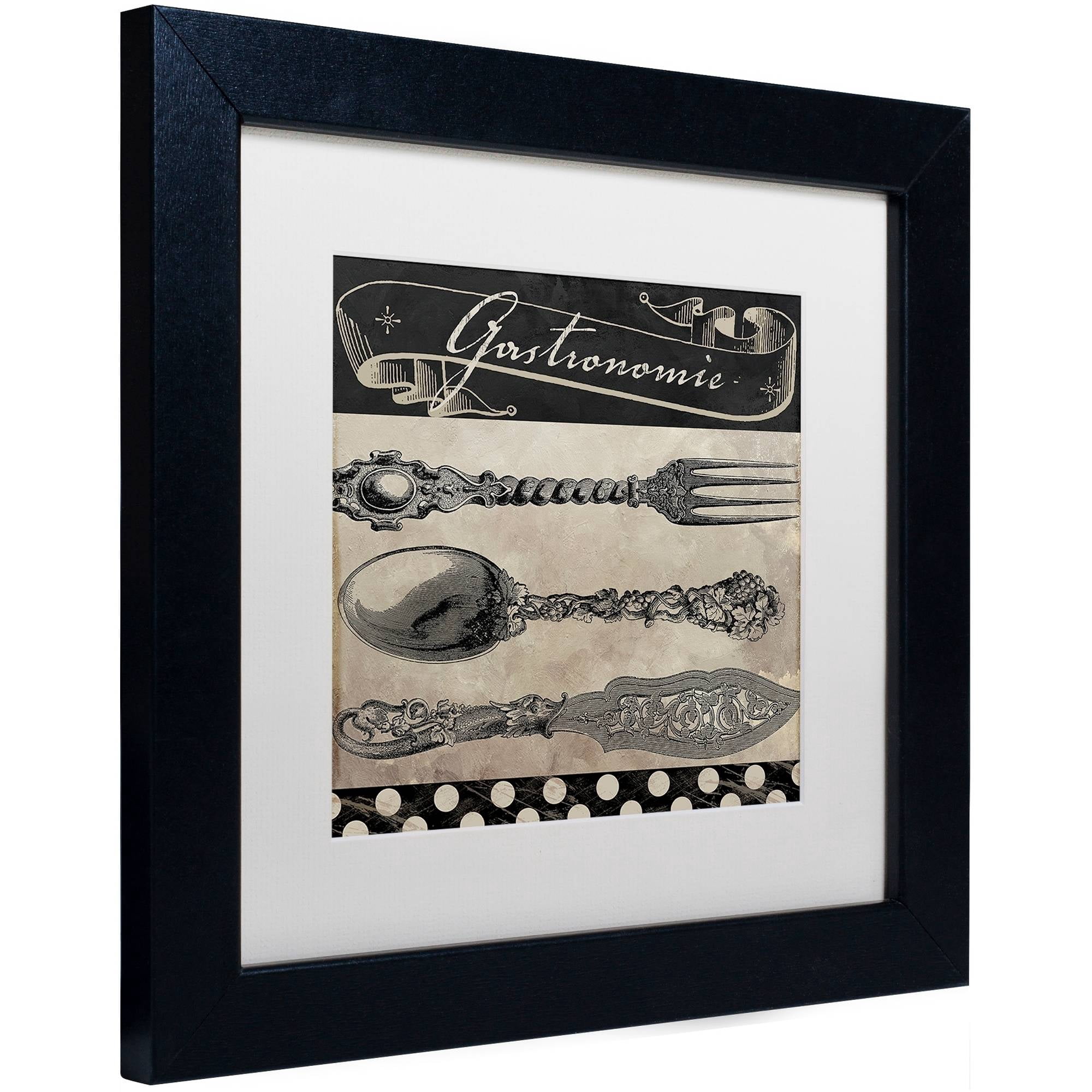 Trademark Fine Art "Bistro Parisienne II" Canvas Art by Color Bakery White Matte, Black Frame