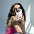 thumbnail image 6 of OOK for iPhone 12/12 Pro Case, Cute Colorful Pentagram Print Phone Case for Women Girls Clear Soft TPU Bumper and Hard PC Back Protective Case Cover, 6 of 7