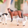 thumbnail image 2 of Farm Animal Toys Terra de Battat para más de 3 años con caballo, toro y oveja, 2 of 6