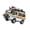 Yellow, variant on Simulation Minivan Toy Vehicle Model With Working Door Suspension Systems And LED Lights Engine Sounds for Kids Gifts