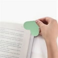 thumbnail image 4 of Clearance Under 5$ Leather Love Book Corner Protector Ocean Green, Fdelink Leather Heart Bookmarks Winjeto Cute Corner Page Book Marks for Teachers Students Book Reading Lovers for S-chool Home, 4 of 4