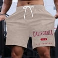 thumbnail image 1 of WILLBEST Pantalones Cortos Casuales para Hombre, Ligeros, de Verano, con Estampado de Letras, para Actividades Diarias y de Ocio., 1 of 3