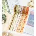thumbnail image 2 of Washi Tape Set Fall Autumn Leaves for Diaries, Thanksgiving Gift Wrapping 18 Rolls, 2 of 5