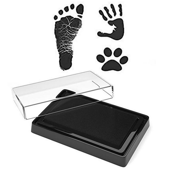 Baby Paw Print Ink Pad Pet Dog Cat Handprints Footprint Souvenirs Kit Pads F1I4