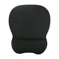 thumbnail image 1 of Xiao Hua Almohadilla para el ratón con soporte de gel para la muñeca, superficie lisa, para almohadillas protectoras, base Pu antideslizante para aliviar el dolor, 24,4 x 21,4 cm, color negro., 1 of 3