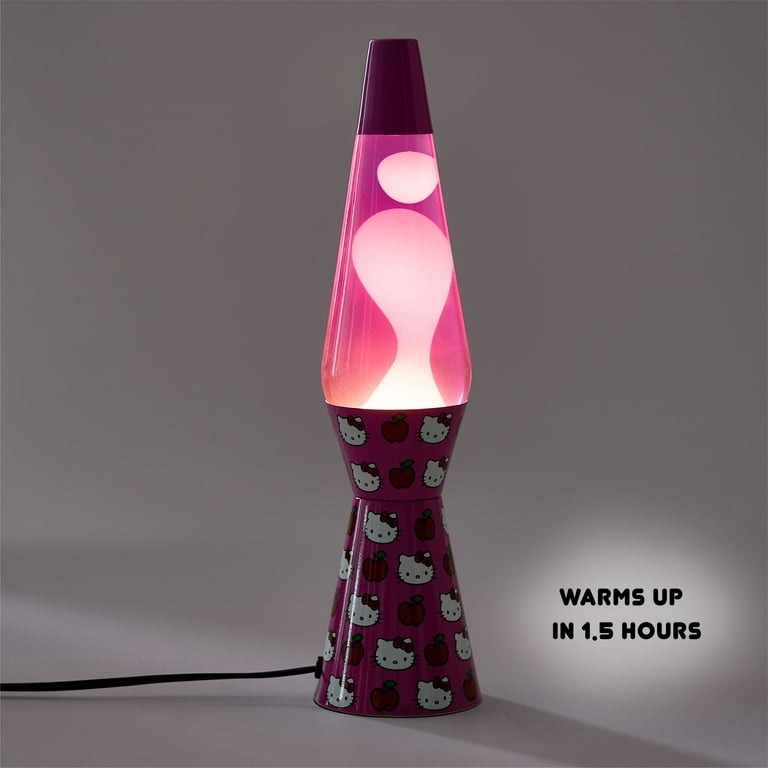Stitch 16 Lava Motion Volcano Lamp, Pink Wax in Purple Liquid