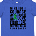 thumbnail image 4 of Inktastic Cerebral Palsy Awareness Strength Support and Courage Boys or Girls Toddler T-Shirt, 4 of 5