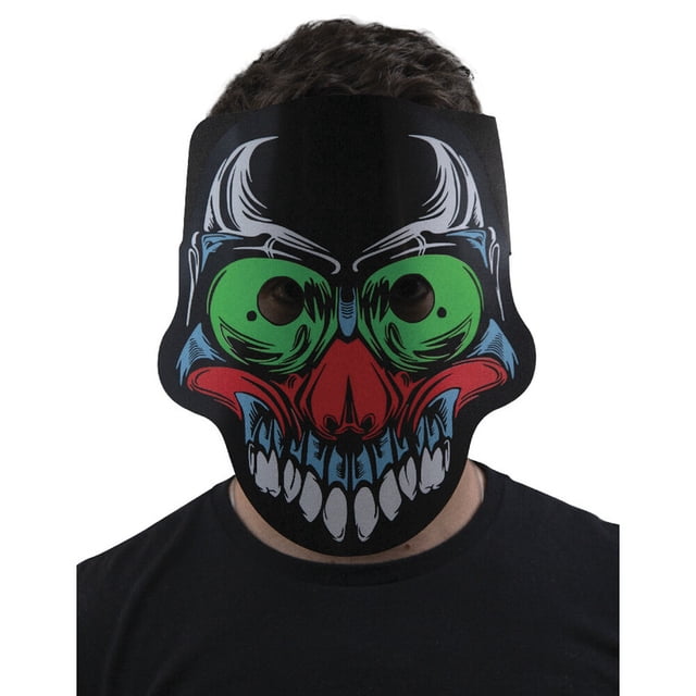Máscara LED Rave Mask - Skull Ghoulish Productions Halloween