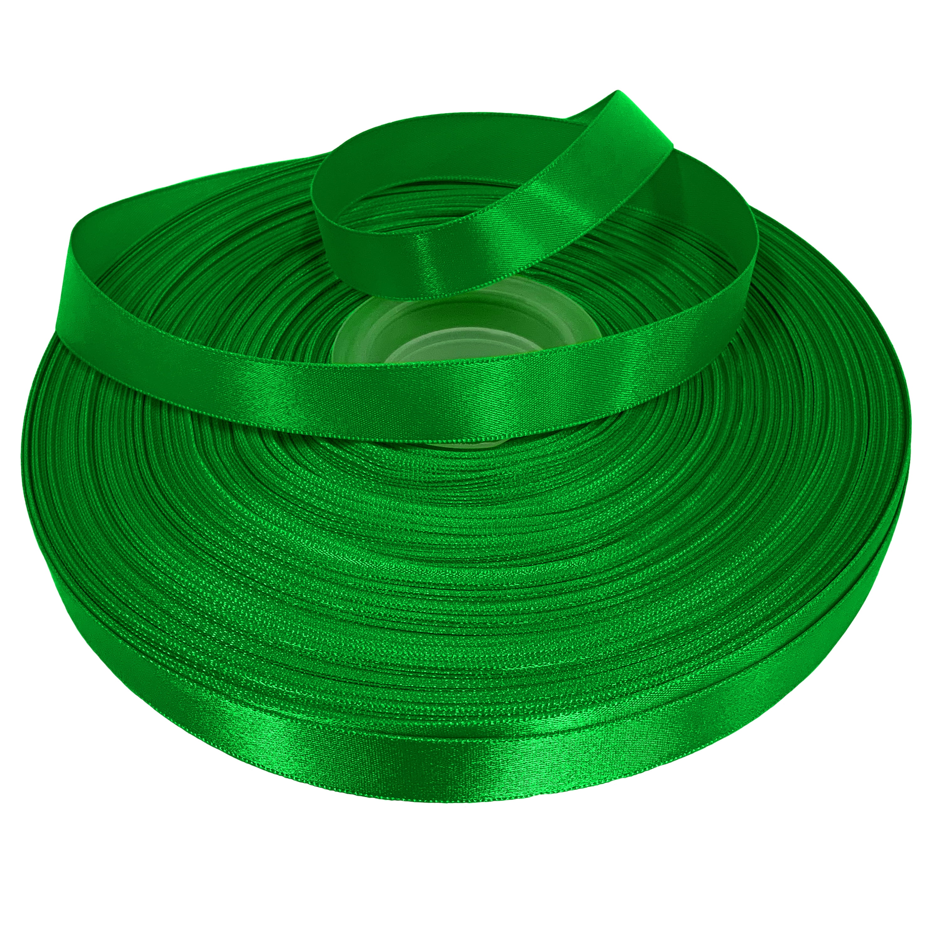 Green Raffia | Emerald Green Raffia Ribbon - Matte - 1/4in. x 100Yds  (pm4434860)