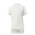 thumbnail image 6 of Sport-Tek Ladies Contrast PosiCharge Tough Polo-2XL (White/ Heather Grey), 6 of 6