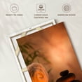 thumbnail image 6 of Elephant Stock Aromatic Spa Wall Art - Vertical Canvas Wall Art - Living Room Wall Decor - Wellness Canvas - Brown And Orange Decor - 32" x 48", 6 of 8