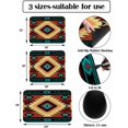 thumbnail image 3 of Boho Southwestern Dish Drying Mat for Kitchen Counter, Absorbent Quick Dry Coffee Bar Mat Pad Thin Diatomaceous Sink Mat Dish Drainer Mat 23.5x15.5 Teal Brown Vintage Ethnic Tribe Geometric Texture, 3 of 6