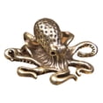 thumbnail image 2 of Huepoe Solid Brass Octopus Ornament - Vintage Tabletop Decor for Home, Office, Car, Desk, Shelf - Unique Collectible Figurine, 2 of 8