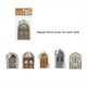 thumbnail image 1 of 15pcs/pack Retro Flower Window Material Paper - Perfect for Scrapbooking, Journaling, Laptops, Water Bottles & More!, 1 of 4