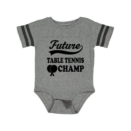 

Inktastic Table Tennis Future Champ Gift Baby Boy or Baby Girl Bodysuit