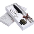 thumbnail image 2 of Retro QuillPen Set Dip Water Antique Calligraphy Writing Quill Pen Gift, 2 of 9