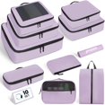 thumbnail image 1 of Packing Cubes for Travel | 10 Set Purple|Durable Luggage Organizer 4 Size(Extra Large, Large, Medium, Small),Comprehensive Cubes for Toiletry,Underwear, Shoe,Travel Essentials,Efficient Women Gifts, 1 of 7
