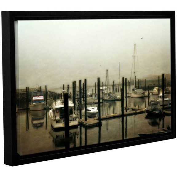 ArtWall Kevin Calkins "Low Tide" Gallery-Wrapped Floater-Framed Canvas