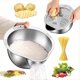 thumbnail image 1 of Colador y Rallador para Arroz, Ideal para Limpiar Quinoa, Frutas, Verduras y Frijoles. Herramienta Versátil de Cocina., 1 of 5