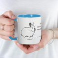 thumbnail image 5 of CafePress - Oh Well... (Bunnies Chew Cabl Mug - 11 oz Ceramic Mug - Novelty Coffee Tea Cup, 5 of 6
