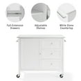 thumbnail image 6 of Kitchen Island Cart with Stone Top - Portable Kitchen Storage Island, Modern Kitchen Furniture, 6 of 6