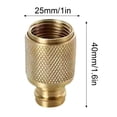 thumbnail image 3 of Brass Hose Nozzle, Sprayer Connector, Adjustable Garden Watering Tool, Multiple Modes, Car Washing, 1-Pack, 3 of 3