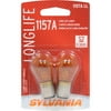 Sylvania 1157A Long Life 26.88W Incandescent 2800K Automotive Bulb, 2 pack, Compatible with Multiple Cars