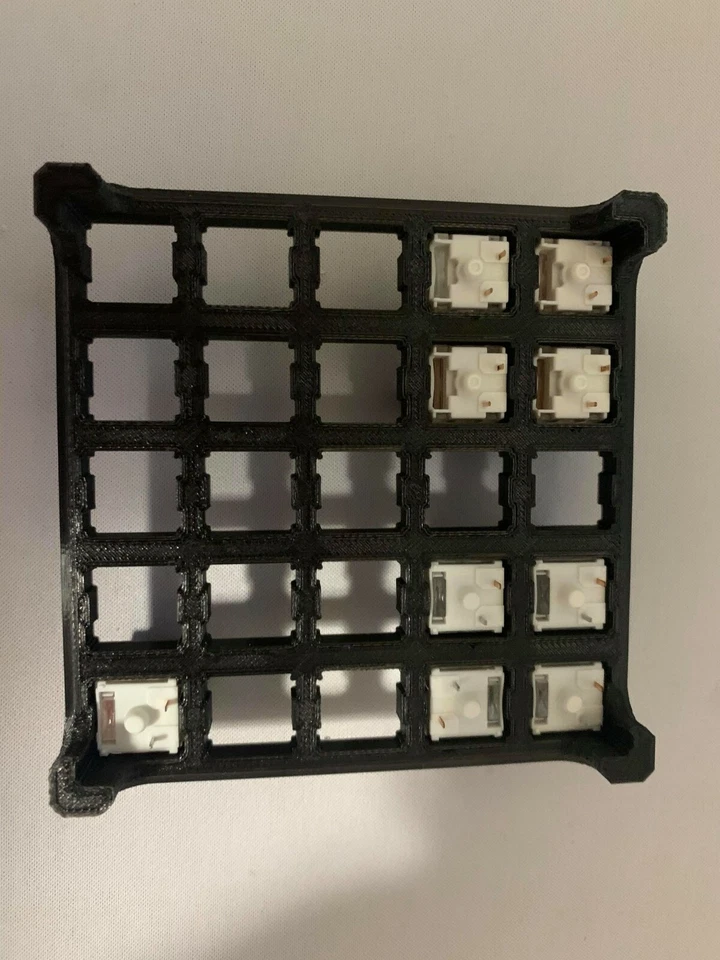 RHEA- 5X5 Switch Custom Mechanical Tester Keyboard Mx Cherry Gateron Gmk Pl