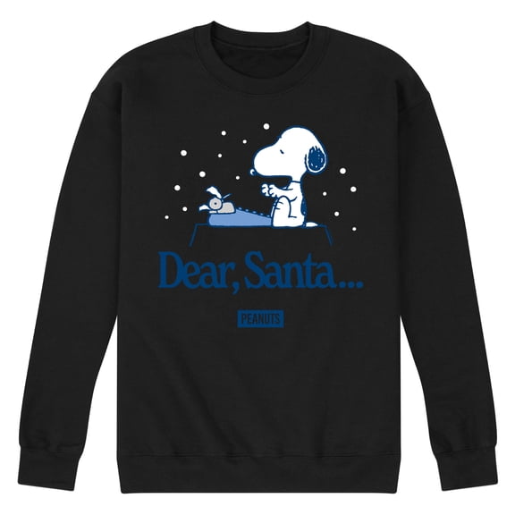 Peanuts - Snoopy Dear Santa - Men's Crew Fleece Sweatshirt