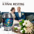 thumbnail image 4 of JAGASY Snake Urn for Adult Ashes Remains - Small Keepsake Forest Urns for Human Ashes Men - Decorative Women Urns for Daughter - Miniature Blue Urn for Memorial Funeral - 3 Inch, 4 of 7