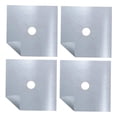 thumbnail image 4 of OULII Gas Burner Liners 4 Pcs Silver Composite Material Easy Clean for Kitchen Use, 4 of 8