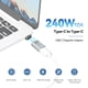 thumbnail image 2 of Adaptador magnético USB C HESKUL 240W 40Gbps 8K 60Hz para MacBook, 2 of 8