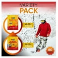 thumbnail image 3 of Hand & Toe Warmers Variety Pack - 40 Pairs, 11 Hour Heat - Air Activated Hand Warmers & Adhesive Toe Warmers for Cold Weather, Skiing, Hunting, Outdoor Activities, 3 of 8