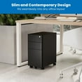 thumbnail image 4 of Mount-It! Slim Rolling File Cabinet with 3 Drawers, For Offices, Colleges, 4 of 9